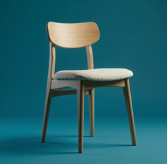 MCM BLONDE DINING CHAIR